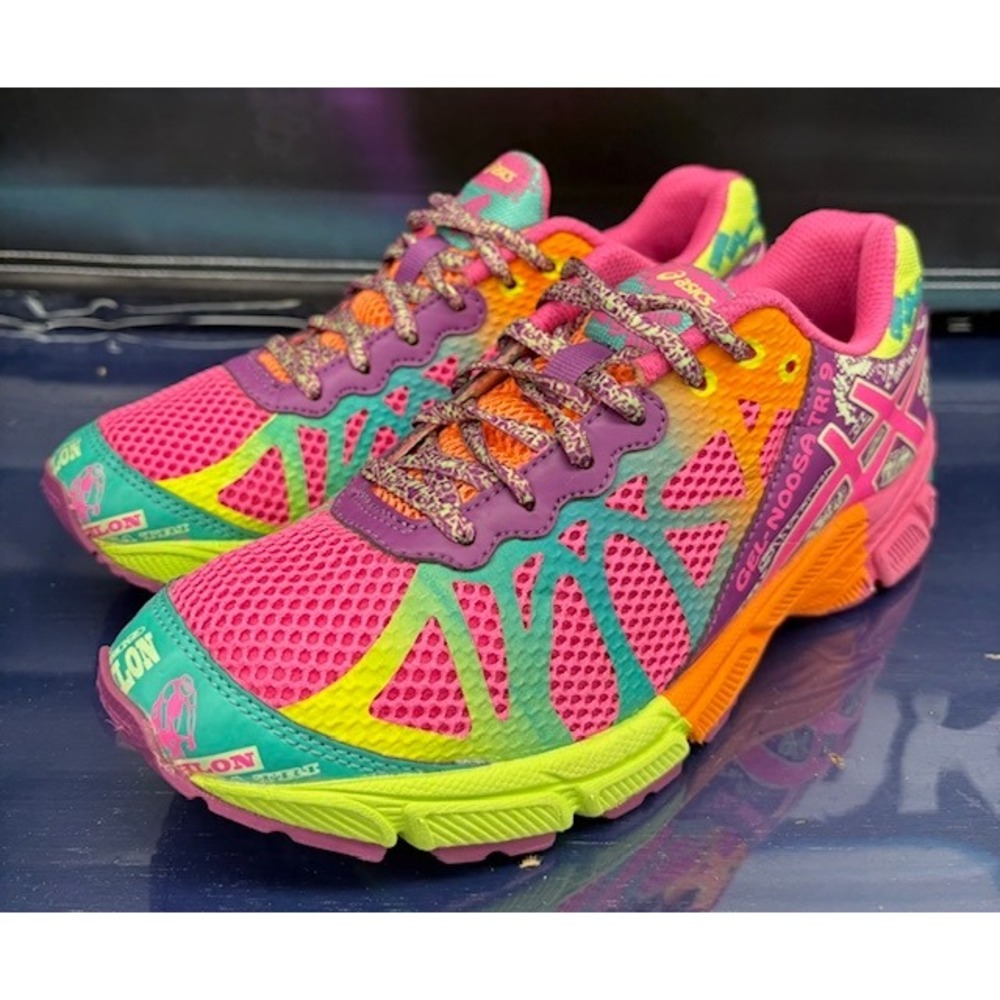 Asics Gel-Noosa Tri 9 Pink Purple C401N Womens running sneakers size 5